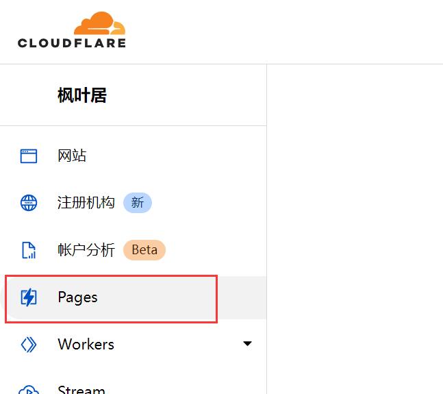 点击Pages